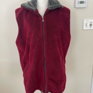 NILS Resort Collection Red and Gray Vest